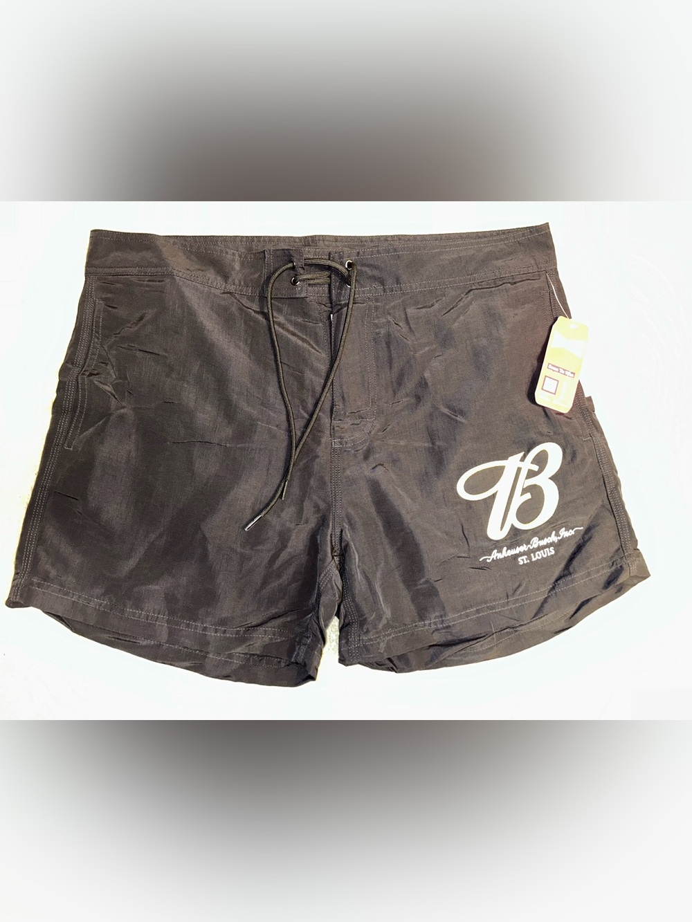 Black Board Shorts with Budweiser Logo